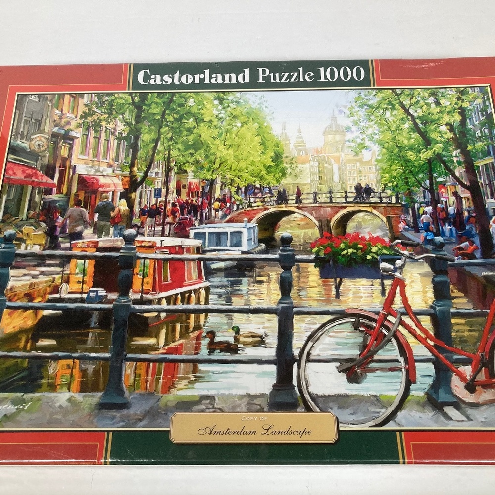 Castorland 1000 Piece Puzzle Amsterdam Landscape - New in the Box - Sealed